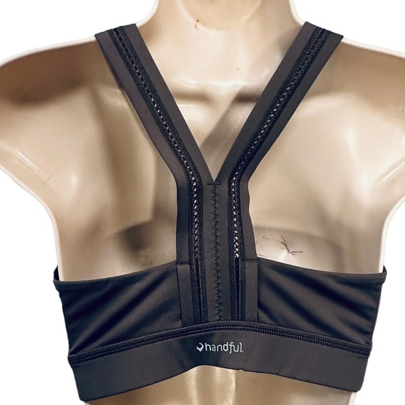 New HANDFUL Y-Back Bra M Magnetic Grey Small - Picture 8 of 9